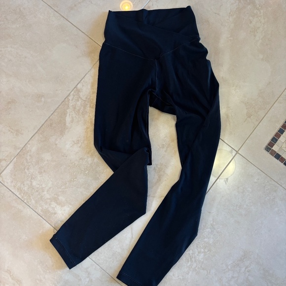 aerie Pants - Offline by Aerie V Crossover Waist Hi Rise Leggings Black Sz S
